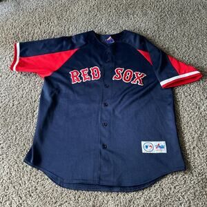 00’s Boston Red Sox Clemens vintage majestic jerseys